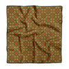 Brown Trellis Chiffon Scarf