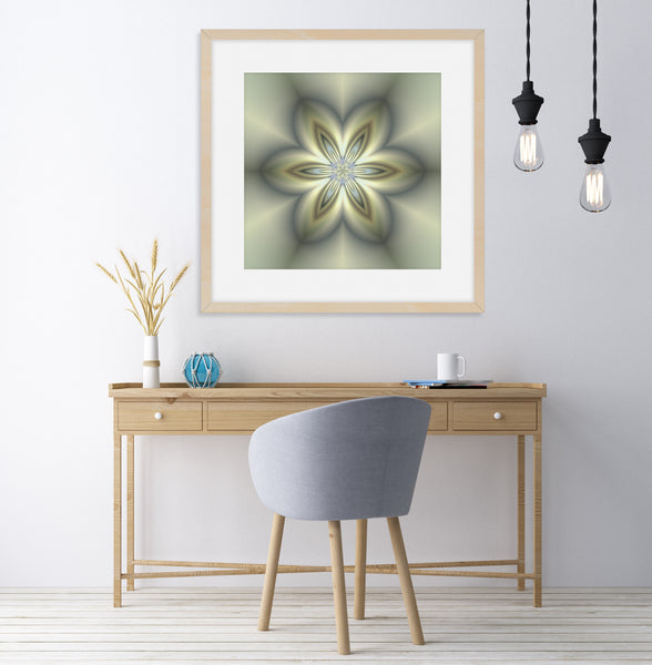 Green Mandala Giclee Art Print