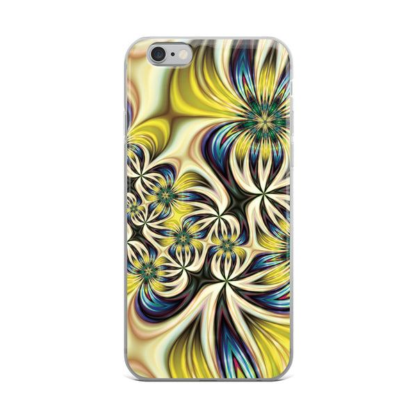 Lemon and Lime Floral iPhone Case