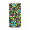 Green abstract Floral iPhone Case