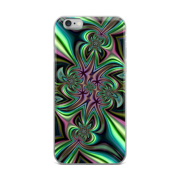 Green Fractal iPhone Case